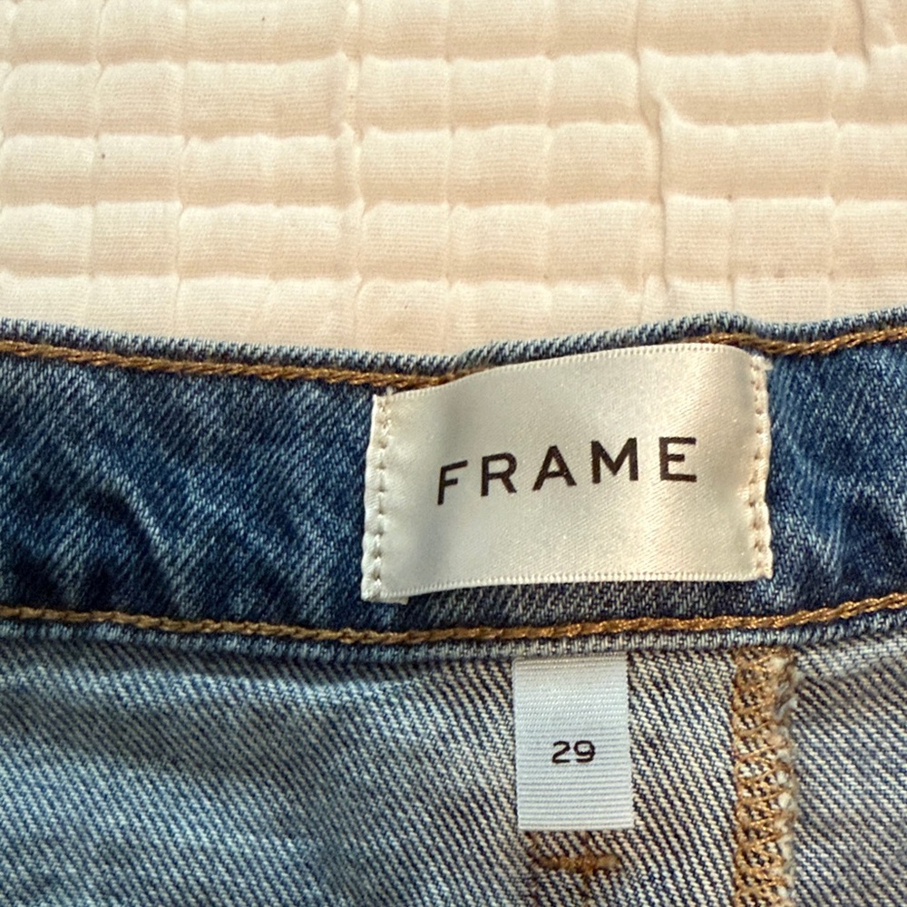 FRAME Light Blue Denim Jeans - Size 29